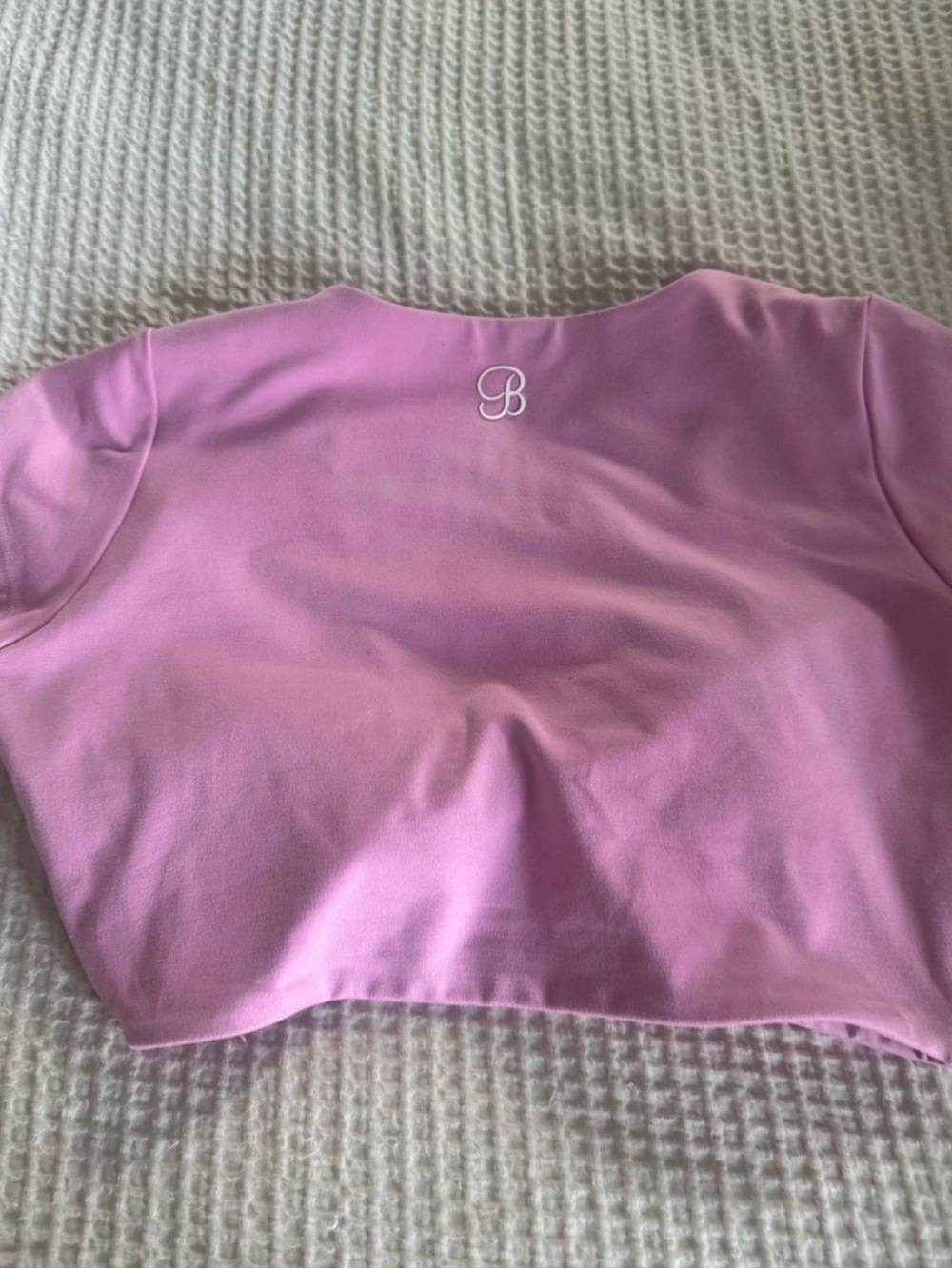 Bombshell Sportswear Pink High-Waist Leggings & Twist-Front Crop Top Set - Picture 2 of 5